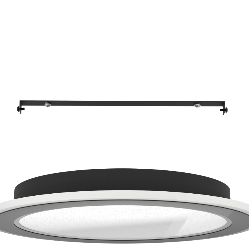 Eglo - Dimbare LED plafondlamp LED/20W/230V 2700-6500K zwart + afstandsbediening