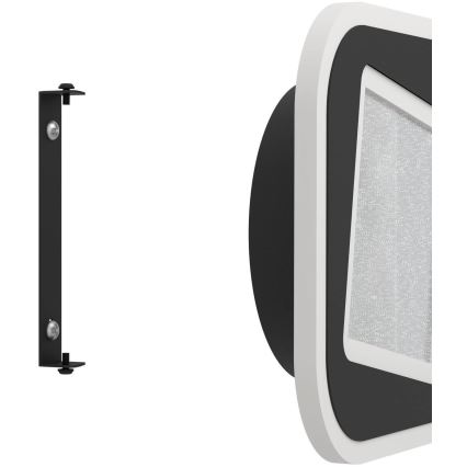Eglo - Applique murale LED/12W/230V 4000K noir