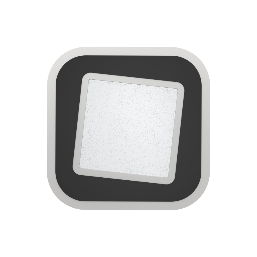 Eglo - Dimbare LED plafondlamp LED/20W/230V 2700-6500K zwart + afstandsbediening