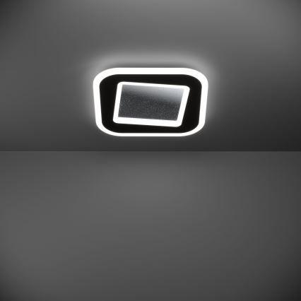 Eglo - Plafonnier à intensité variable LED/20W/230V 2700-6500K noir + télécommande