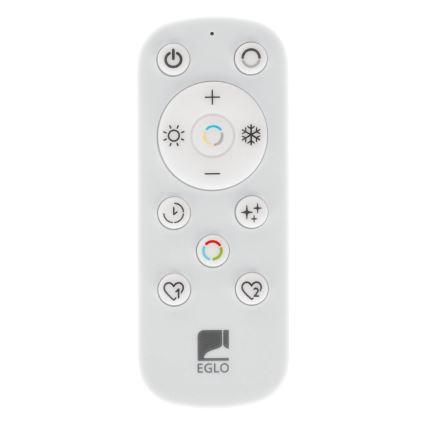 Eglo - Plafonnier à intensité variable LED/20W/230V 2700-6500K noir + télécommande