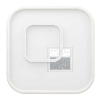 Eglo - Plafonnier 1xLED/16,2W/230V + 1xLED/9,2W 38x38 cm blanc