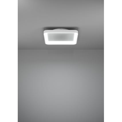 Eglo - Dimbare LED plafondlamp LORETELLO LED/12W/230V wit + afstandsbediening