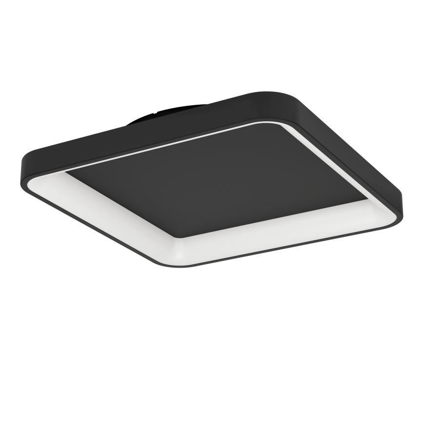 Eglo - Dimbare LED plafondlamp LED/12W/230V 2700-6500K zwart + afstandsbediening