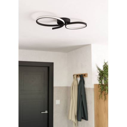 Eglo - LED Plafondlamp LED/21W/230V 3000K zwart