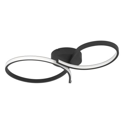 Eglo - Plafonnier LED/21W/230V 3000K noir