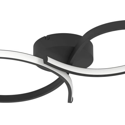 Eglo - Plafonnier LED/21W/230V 3000K noir