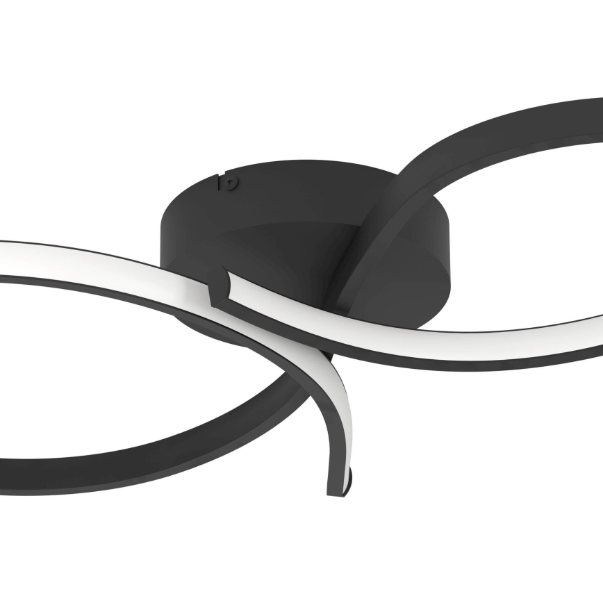 Eglo - Plafonnier LED/21W/230V 3000K noir