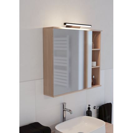 Eglo - LED RGBW Dimbaar badkamer spiegel verlichting LED/12W/230V 2700-6500K IP44 zwart