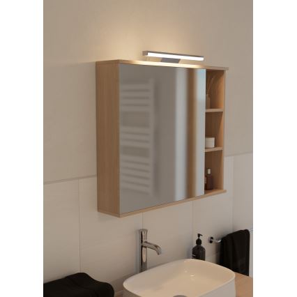 Eglo - LED RGBW Dimbaar badkamer spiegel verlichting LED/12W/230V 2700-6500K IP44 mat chroom