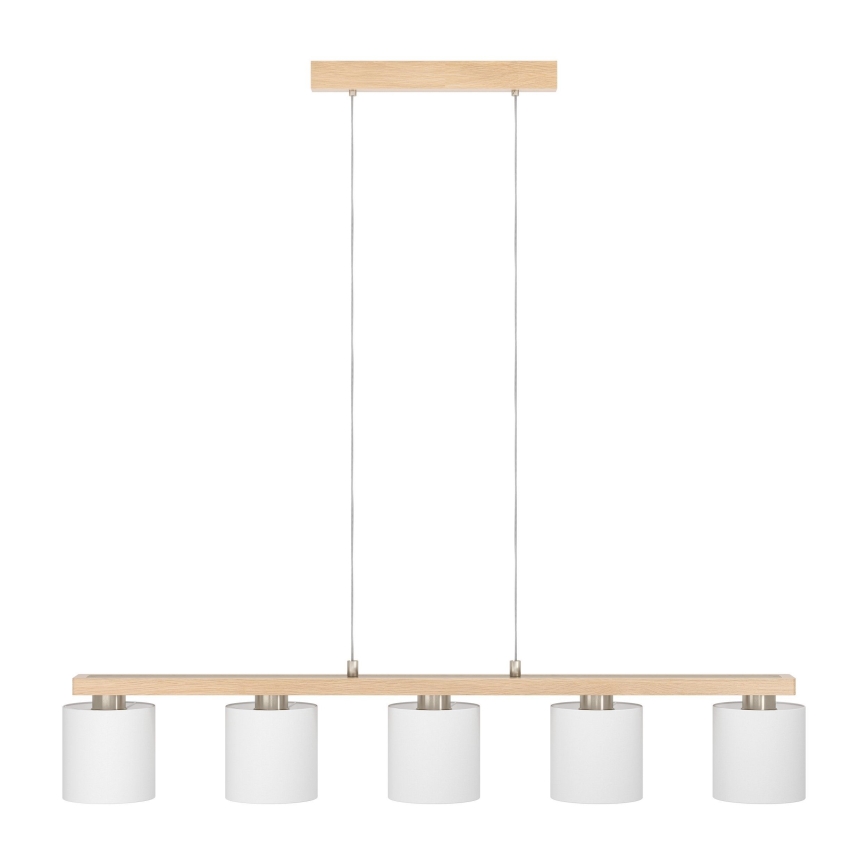 Eglo - Hanglamp met kabel 5xE27/28W/230V