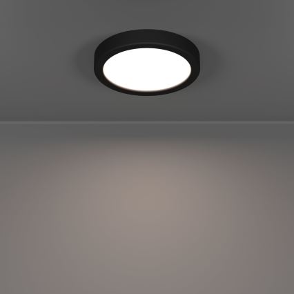 Eglo - LED-plafondlamp LED/7,5W/230V 2700/4000/6500K Ø 16,6 cm zwart