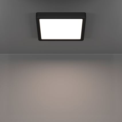 Eglo - LED Plafonnier LED/10,5W/230V 2700/4000/6500K 22x22cm noir