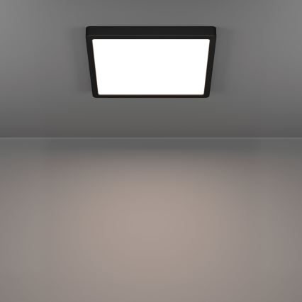 Eglo - Plafonnier LED/13W/230V 2700/4000/6500K 29x29cm noir