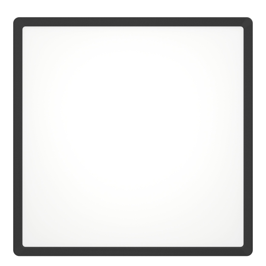 Eglo - Plafonnier LED/17,5W/230V 2700/4000/6500K 39x39 cm noir