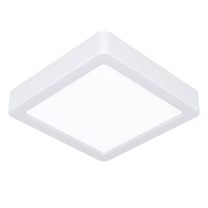 Eglo - Plafonnier LED 7W, 230V, 3 températures de couleur (2700/4000/6500K), 15×15 cm, blanc