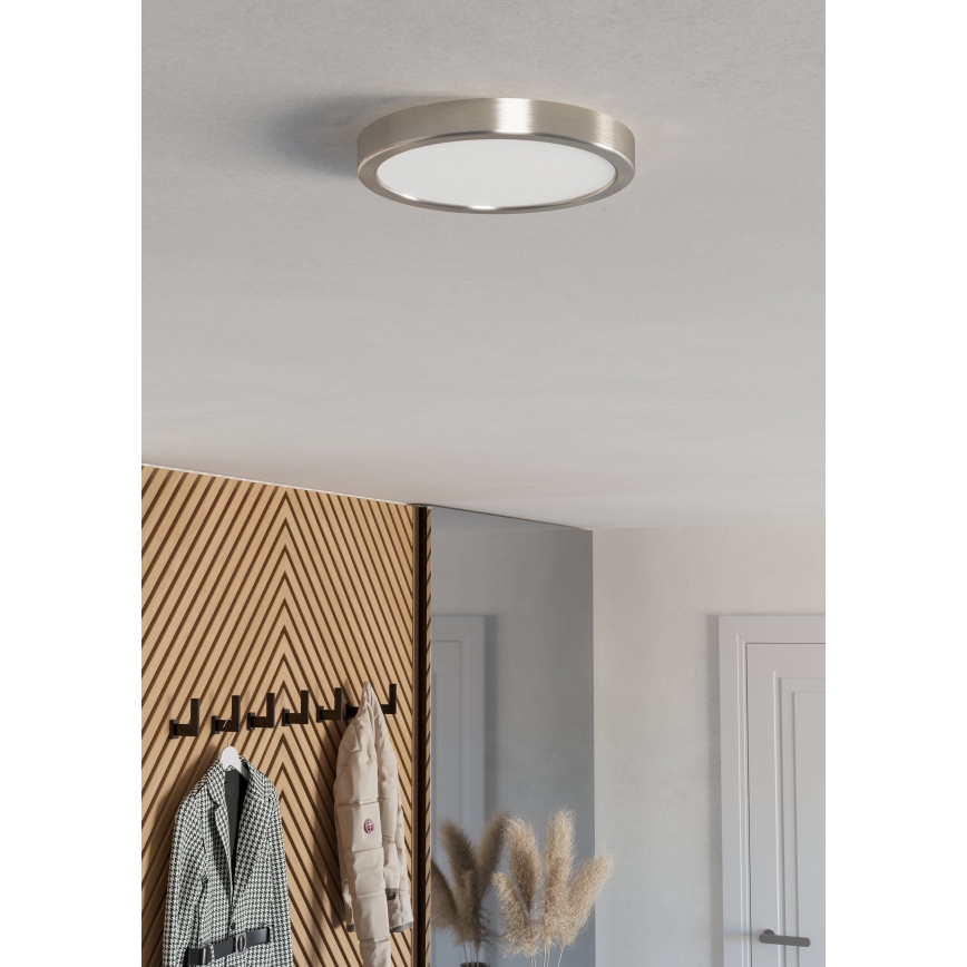 Eglo - LED plafondlamp LED/11,5W/230V 2700/4000/6500K Ø 21,1 cm mat chroom