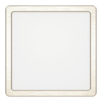 Eglo - Plafonnier LED/10,5W/230V 2700/4000/6500K 22x22 cm chrome mat
