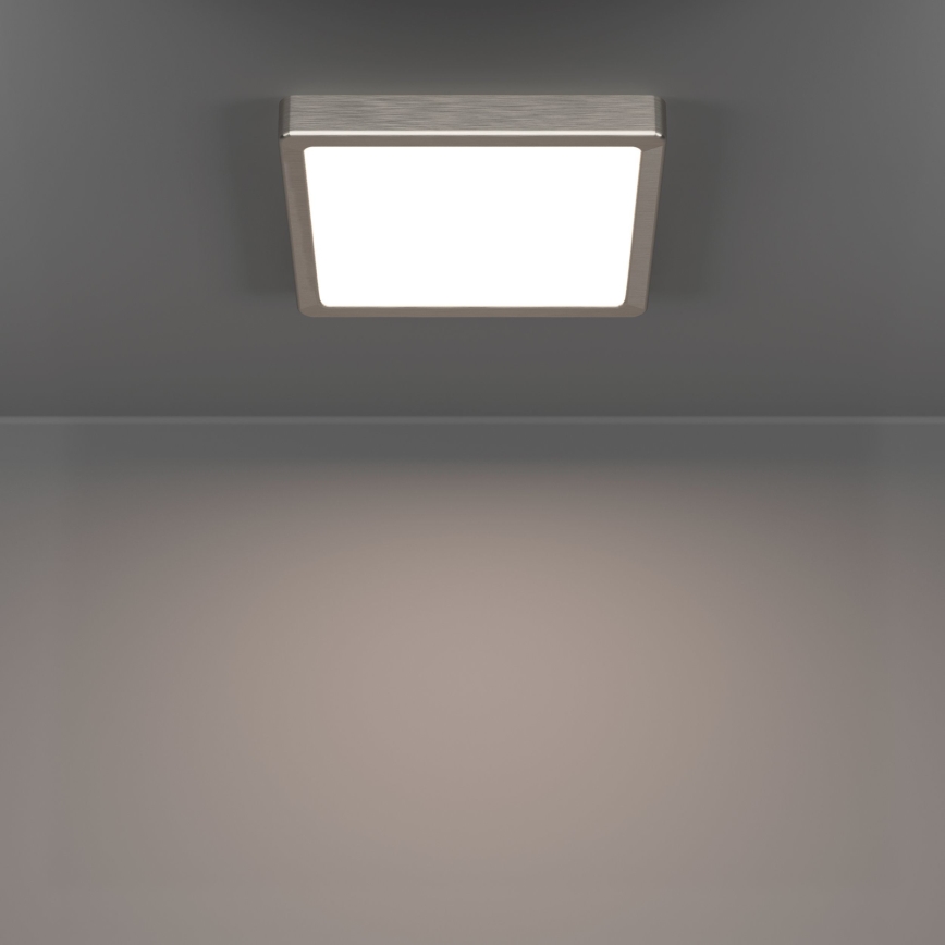Eglo - Plafonnier LED/10,5W/230V 2700/4000/6500K 22x22 cm chrome mat