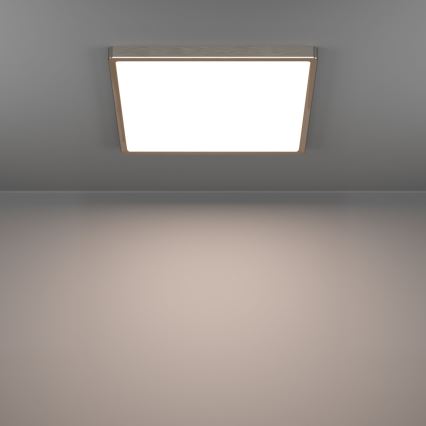 Eglo - Plafonnier LED LED/17,5W/230V 2700/4000/6500K 39x39 cm chrome mat