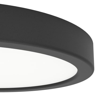 Eglo - LED plafondlamp voor de badkamer LED/11,5W/230V 2700/4000/6500K Ø 21,1 cm IP44 zwart