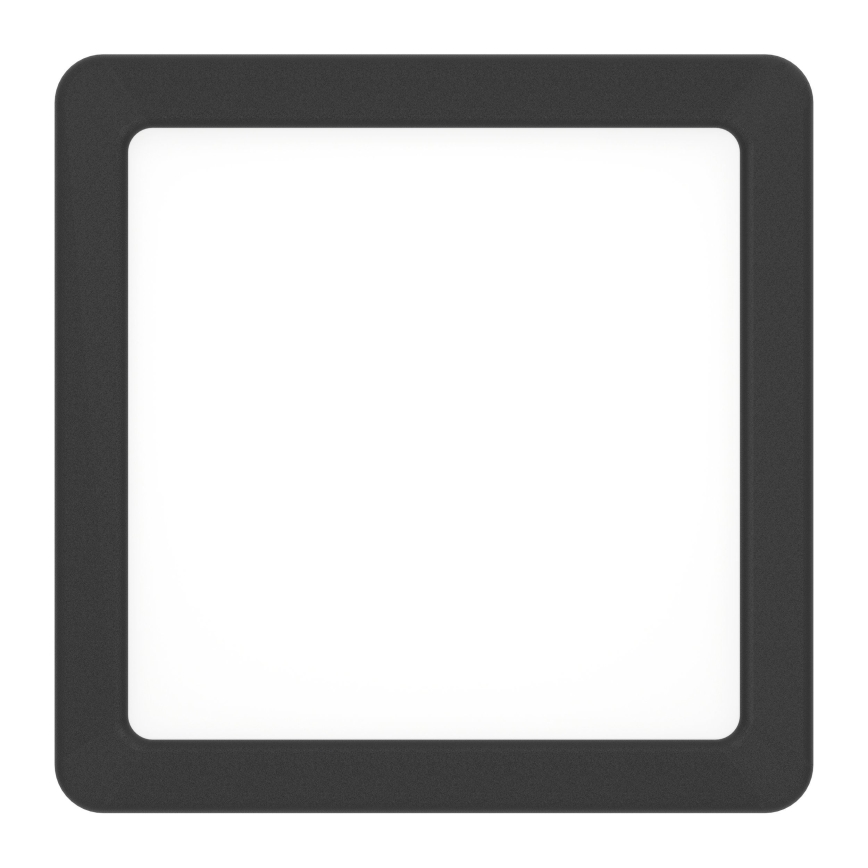 Eglo - LED-plafondlamp voor badkamer LED/7W/230V 2700/4000/6500K 15x15 cm IP44 zwart
