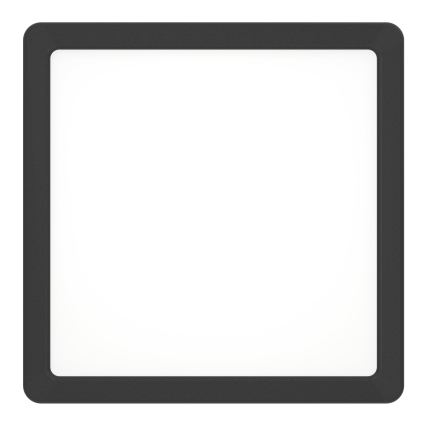 Eglo - LED-plafondlamp voor badkamer LED/10,5W/230V 22x22 cm IP44 zwart