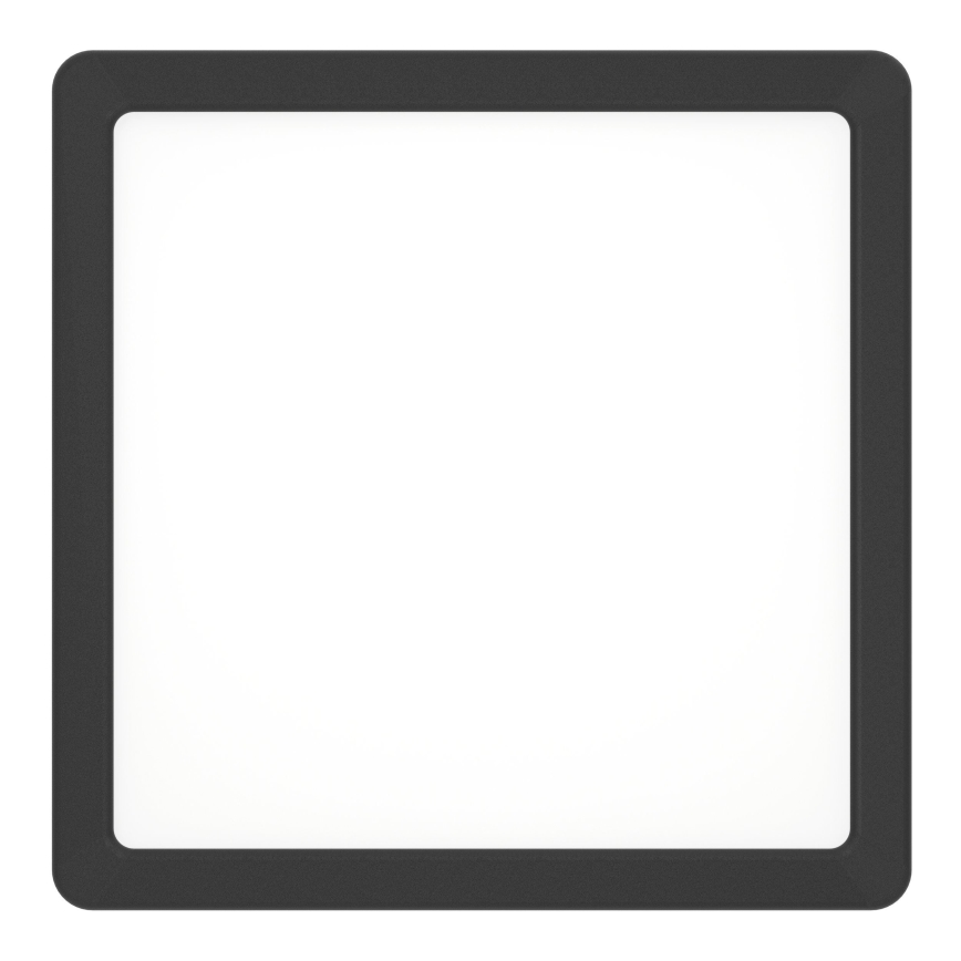 Eglo - LED-plafondlamp voor badkamer LED/10,5W/230V 22x22 cm IP44 zwart