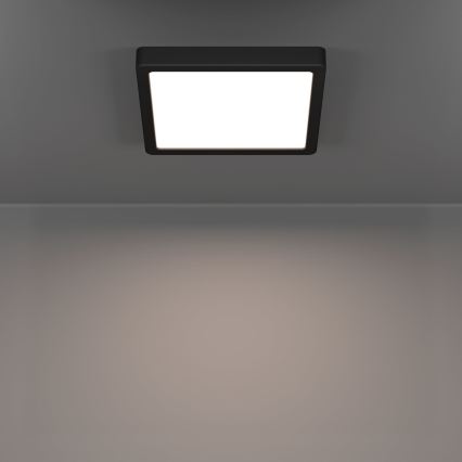 Eglo - LED-plafondlamp voor badkamer LED/10,5W/230V 22x22 cm IP44 zwart