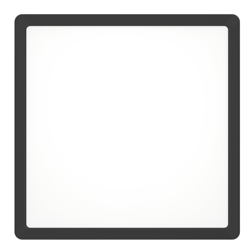 Eglo - LED plafondlamp voor de badkamer LED/13W/230V 29x29 cm IP44 zwart