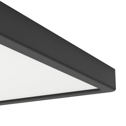 Eglo - LED-plafondlamp voor de badkamer LED/13W/230V 2700/4000/6500K 29x29 cm IP44 zwart