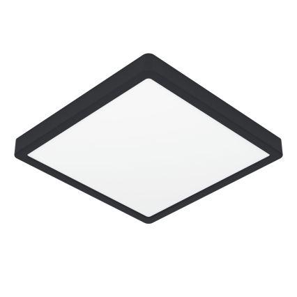 Eglo - Plafonnier LED pour salle de bains LED/13W/230V 29x29 cm IP44 noir