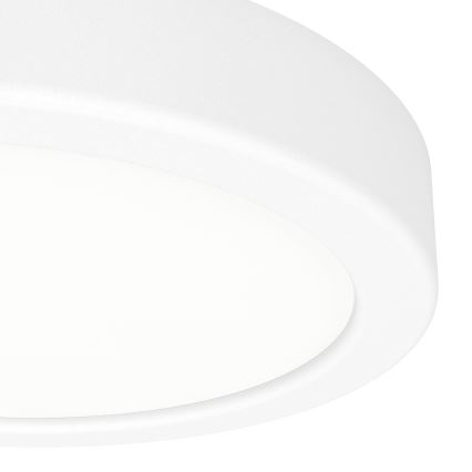 Eglo - Plafonnier LED pour salle de bains, 7,5 W, 230 V, 2700/4000/6500 K, Ø 16,6 cm, IP44, blanc