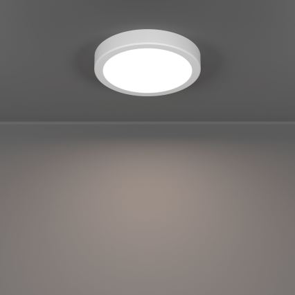 Eglo - Plafonnier LED pour salle de bains, 7,5 W, 230 V, 2700/4000/6500 K, Ø 16,6 cm, IP44, blanc