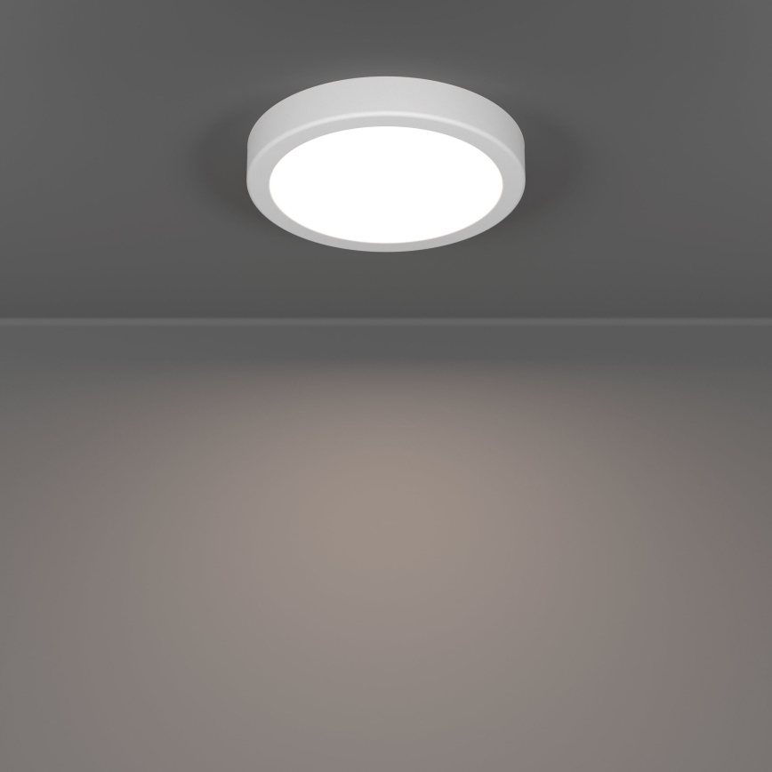 Eglo - Plafonnier LED pour salle de bains, 7,5 W, 230 V, 2700/4000/6500 K, Ø 16,6 cm, IP44, blanc