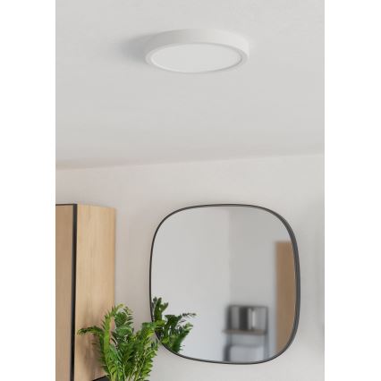Eglo - LED plafondlamp voor badkamer LED/11,5W/230V 2700/4000/6500K Ø 21,1 cm IP44 wit