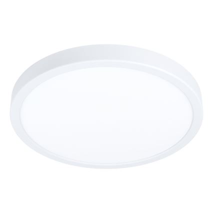 Eglo - Plafonnier LED pour salle de bains, 14,2 W, 230 V, Ø 27,8 cm, IP44, blanc