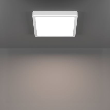 Eglo - LED plafondlamp voor badkamer LED/10,5W/230V 22x22 cm IP44 wit