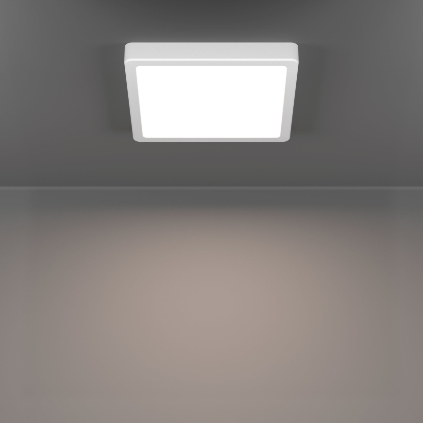 Eglo - Plafonnier LED pour salle de bains LED/10,5W/230V 22x22 cm IP44 blanc