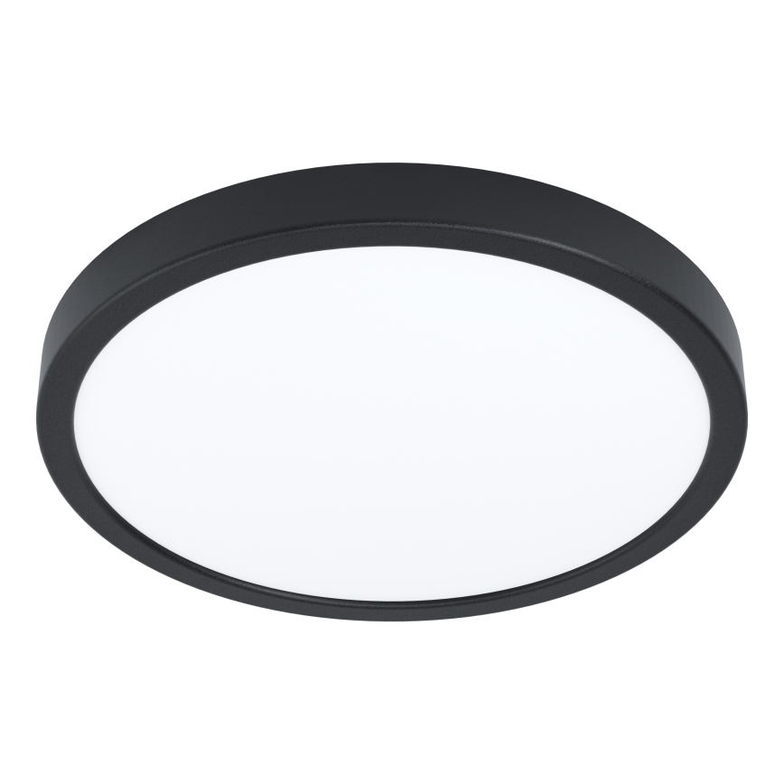 Eglo - Plafonnier de salle de bains LED RGBW dimmable LED/14,3W/230V 2700–6500K Ø 27,8 cm IP44 noir