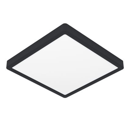 Eglo - LED RGBW dimbare plafondlamp voor badkamer LED/13,5W/230V 2700-6500K 29,5x29,5 cm IP44 zwart