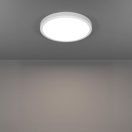 Eglo - Plafonnier LED RGBW dimmable pour salle de bains LED/14,3 W/230 V 2700–6500 K Ø 27,8 cm IP44 blanc