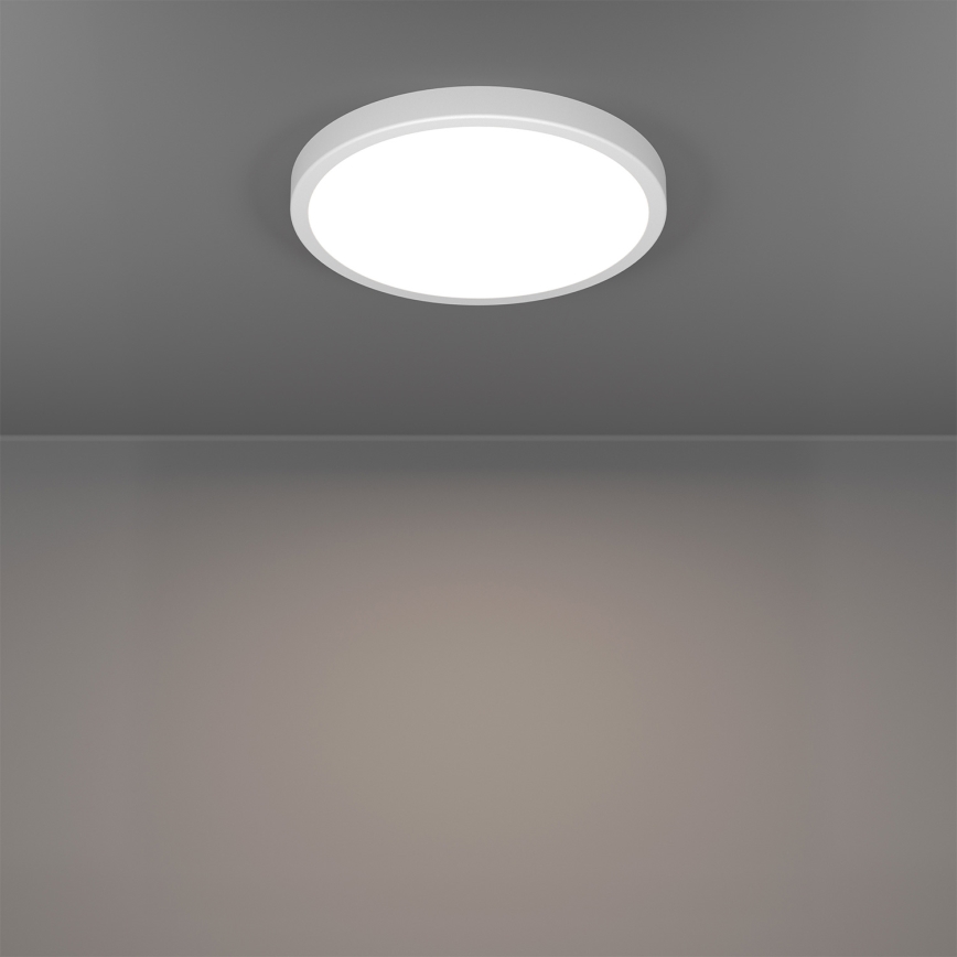 Eglo - Plafonnier LED RGBW dimmable pour salle de bains LED/14,3 W/230 V 2700–6500 K Ø 27,8 cm IP44 blanc
