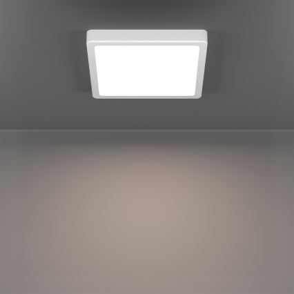Eglo - LED RGBW dimbare badkamerplafondlamp LED/10,5W/230V 2700-6500K 22x22 cm IP44 wit