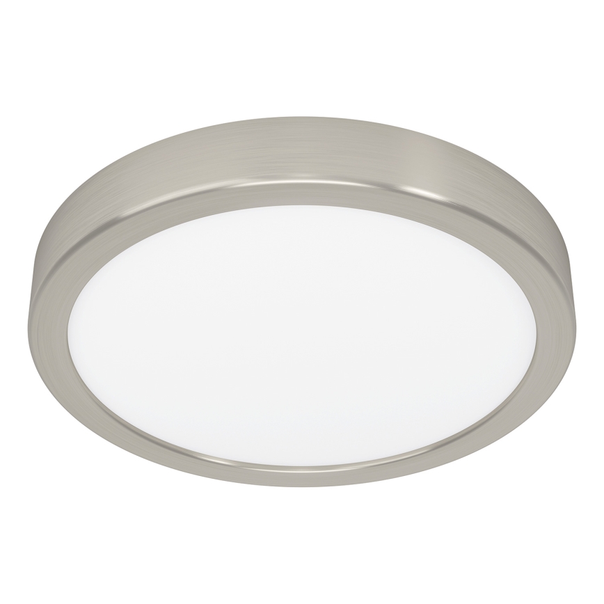 Eglo - Plafonnier LED RGBW dimmable pour salle de bains, 11,2 W, 230 V, 2700-6500K, Ø 21,1 cm, IP44, chrome mat
