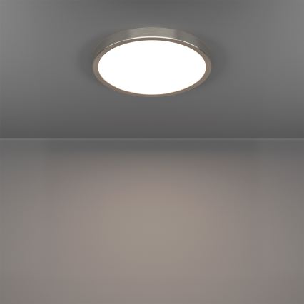 Eglo - Plafonnier de salle de bains LED RGBW dimmable LED/14,3W/230V 2700-6500K Ø 27,8 cm IP44 chrome mat