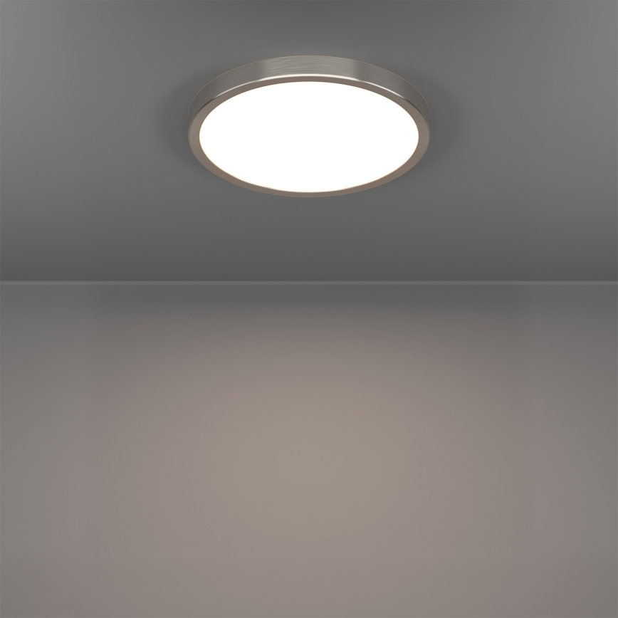 Eglo - Plafonnier de salle de bains LED RGBW dimmable LED/14,3W/230V 2700-6500K Ø 27,8 cm IP44 chrome mat