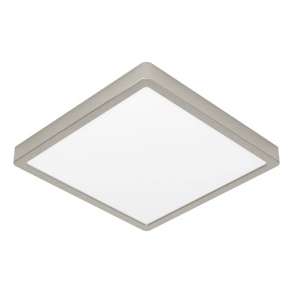 Eglo - Dimbare LED RGBW plafondlamp voor de badkamer LED/13,5W/230V 2700-6500K 29,5x29,5 cm IP44 mat chroom