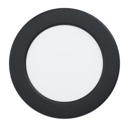 Eglo - LED inbouwspot LED/6,3W/230V 2700/4000/6500K Ø 11,9 cm zwart