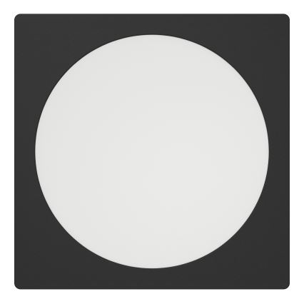 Eglo - LED inbouwarmatuur LED/18,5W/230V 2700/4000/6500K 21,6x21,6 cm zwart